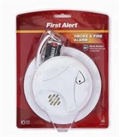 First Alert Smoke & Fire Alarm w/Mute Button