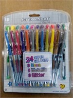 Scribble Stuff Super Gel Pens, 24ct