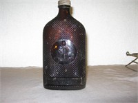 Old Brown Whiskey Bottle