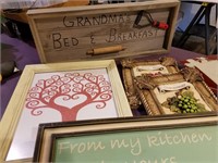 Decorative pieces:  Grandmas Bed and