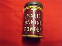 Magic Baking Powder Metal Tin