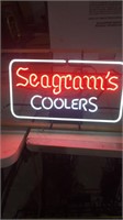 Seagram's coolers 30 x 17 1987