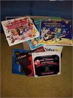 BOX OF OLD ALBUMS-- CHILDRENS AND CHRISTIANS