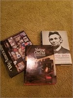 LOT OF 3 BIG BOOKS-- WE AMERICANS, VISITING OUR PA
