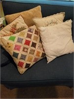 SET OF 5 THROW PILLOWS -- CATHEDRIAL