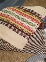 ASSORTED MATERIAL - HEAVY DUTY AND BURLAP PIECE