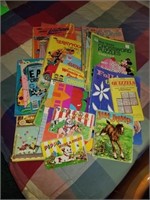 VINTAGE KIDS BOOKS/ COLORING BOOKS
