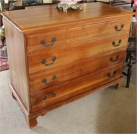 QUALITY CHIPPENDALE STYLE 4 DRAWER SOLID
