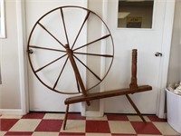Antique Spinning Wheel - All Wood