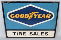GOODYEAR TIRE SALES DS TIN SIGN