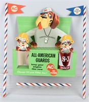 AC DELCO ALL-AMERICAN GUARDS STORE DISPLAY