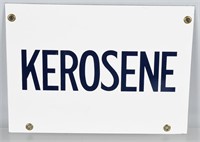 KEROSENE PORCELAIN SIGN