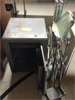 Wheel Chair & Metal Cabinet