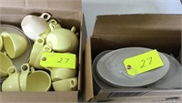 2 boxes of Misc. Coffe Cups & Dishes