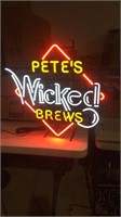 Pete's wicked brews 29 x 27 1996