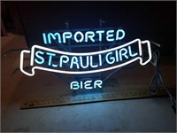 Imported Saint Pauli girl beer vintage piece
