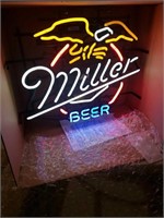 Miller with Eagle New in Box  22 by 20
