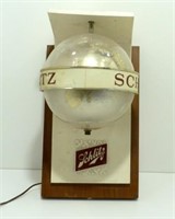 * Schlitz Globe Sign 1950 - Works, Real Nice