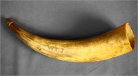 Antique 19th Century Cow Horn Hunting Horn