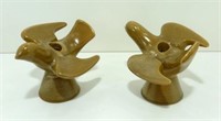* Red Wing Bird Candle Holders - Marked Red Wing