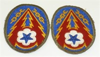 Two Old Military Patches - Nice