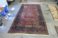 9'4" x 17'3" vintage Oriental carpet