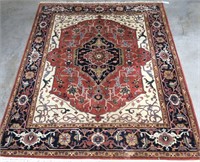 8' x 10'2" Oriental Heriz carpet