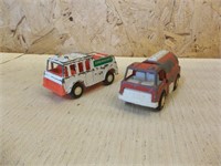 Vintage Tootsie Toy Fire Trucks