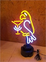 New Neon Margarita Parrot Lamp