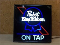 Pabst Blue Ribbon Beer Lighted Sign
