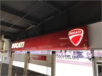 Ducati lighted display sign