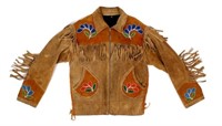 Native American Beaded Buckskin Jacket