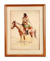 1901 Frederic Remington Chromolithograph