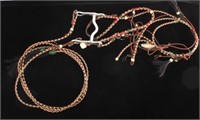 Deer Lodge Prison Braided Leather Headstall