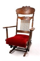 168Voss Inn early 1900's Glider Rocking Chair