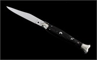 Campolin Buffalo Horn Fishtail Switchblade Knife