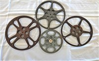 Collection  of (4) vintage Film Reels