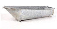 Original Galvanized Steel Cowboy Bathtub