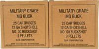 Lot of 50 Winchester MG Buck 12 Ga. Shotshells