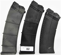 Lot of 3 Saiga 12 Ga. Mags 2-10rd, 1-8rd mags