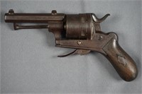 Francotte Lefaucheux 1854 7mm Pinfire Revolver
