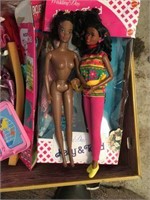 Storage Trunk w/Barbie Dolls & a Doll in Box