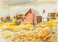 EDWARD GARBELY American 1908-1999 Watercolor