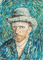 VINCENT VAN GOGH Dutch 1853-1890 Tempera/Oil