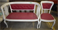 1940's Settee & Matching Chair