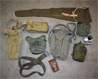 Assorted Army Surplus Canvas Bags Lot