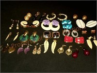 Assorted Pierced and Clip Earrings