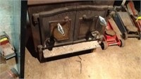 Wood stove with base
