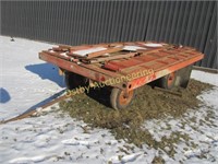 14' wood truck floor & sides on a trailer