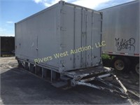 20' Shipping Container on Steel Skids